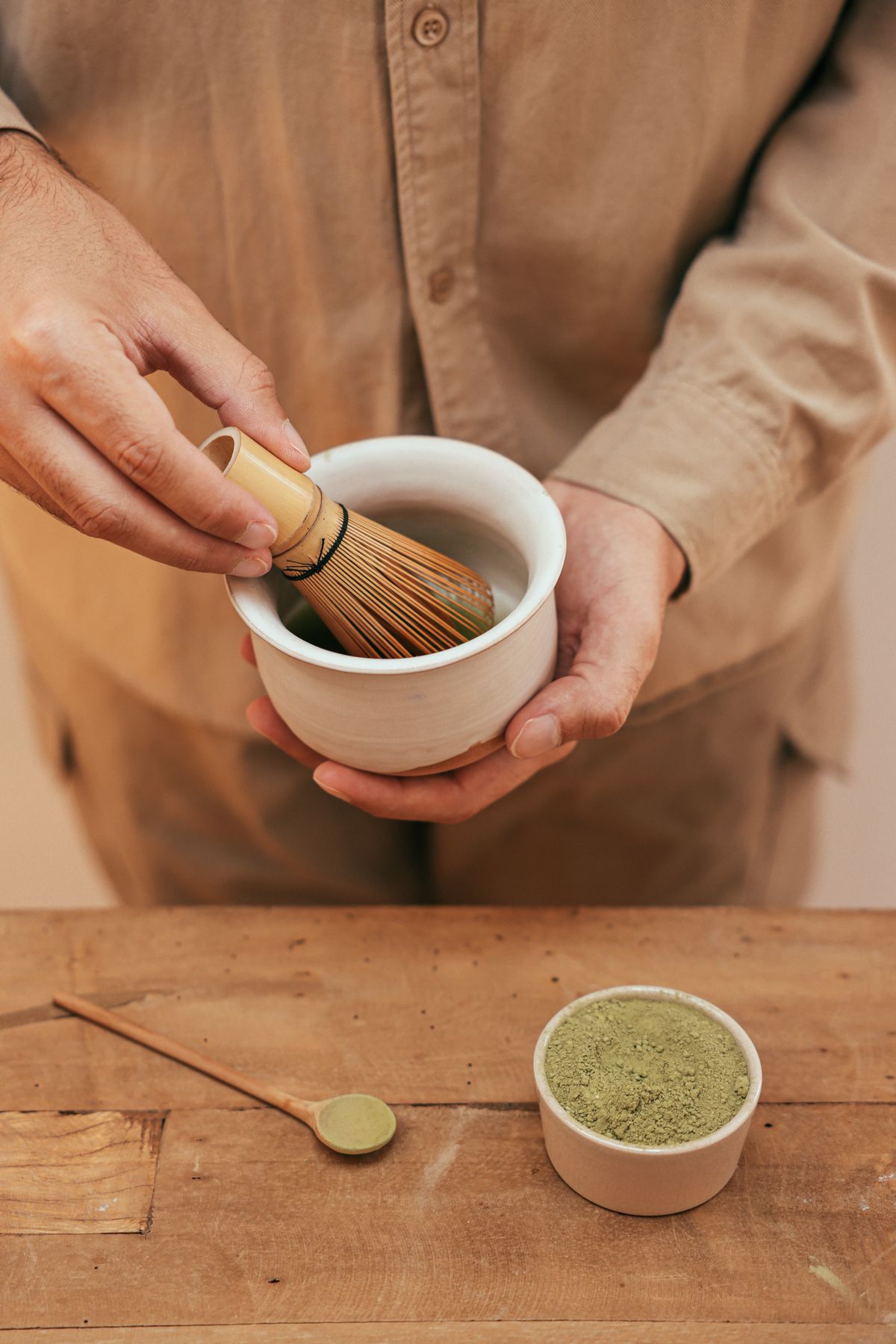 点てたてのお抹茶
